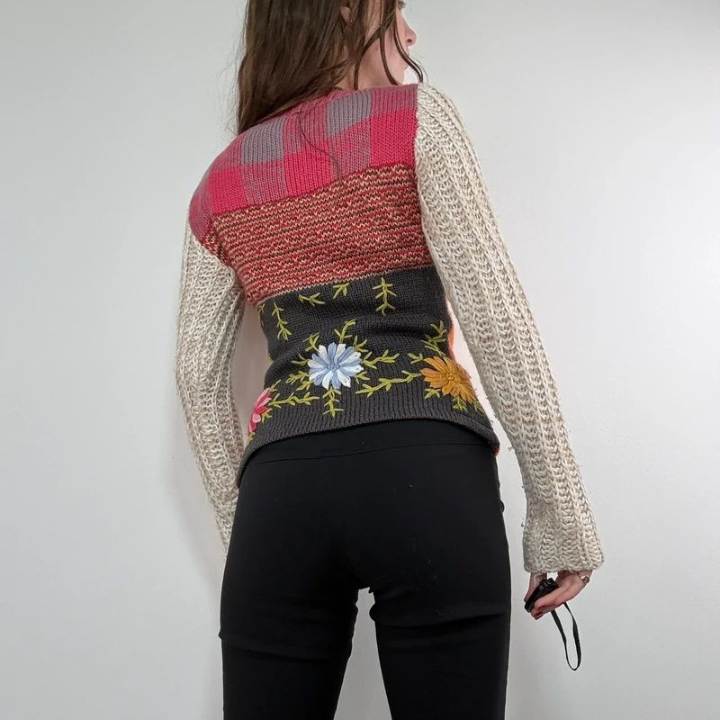 knitted embroidered Custo Barcelona jumper
