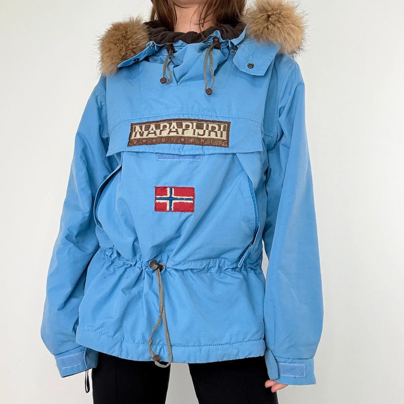 Vintage 90s napapijri geographic Skidoo jacket