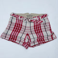 tartan linen belted Burberry shorts