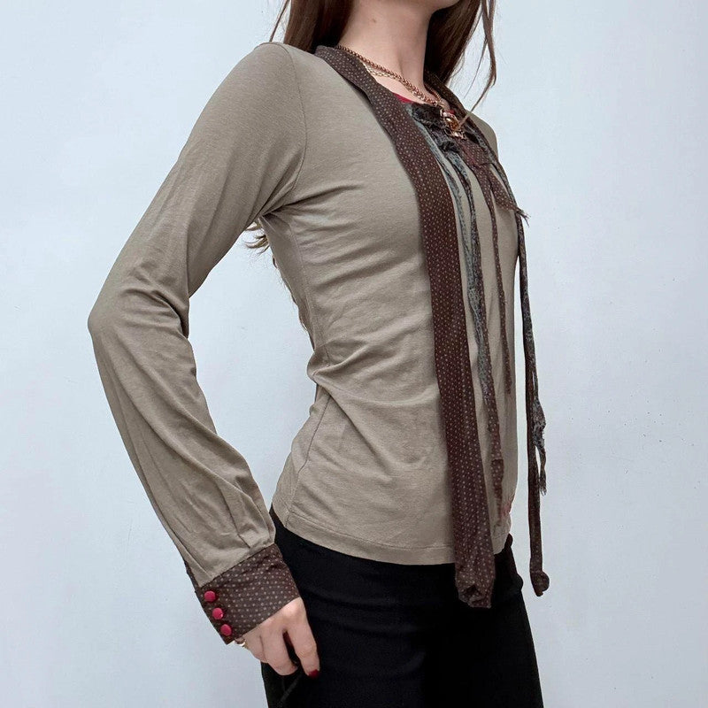 cop copine jersey flared top