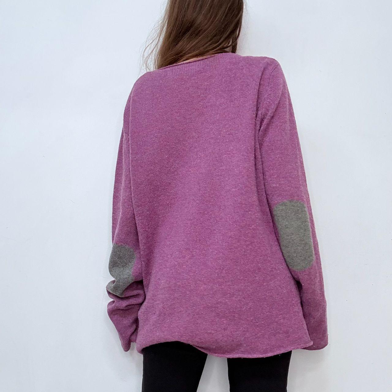 Oversized pink wool knitted Zadig &amp; Voltaire jumper