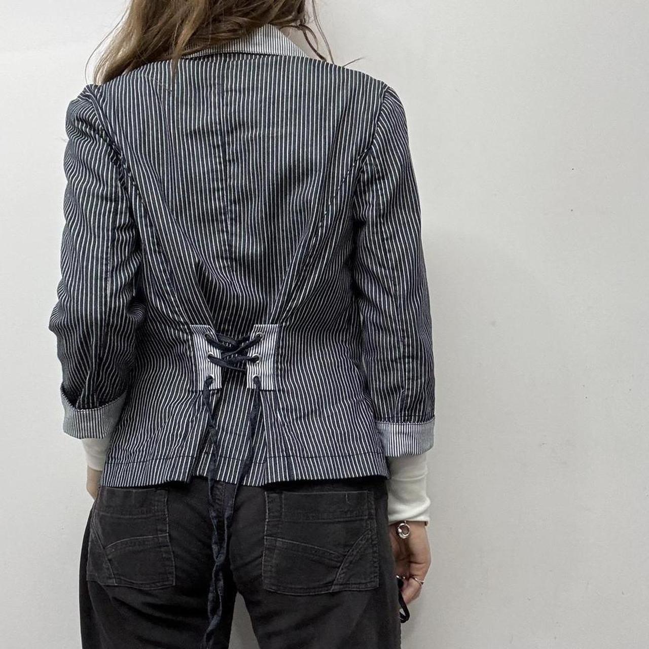 Morgan pinstripe preppy jacket