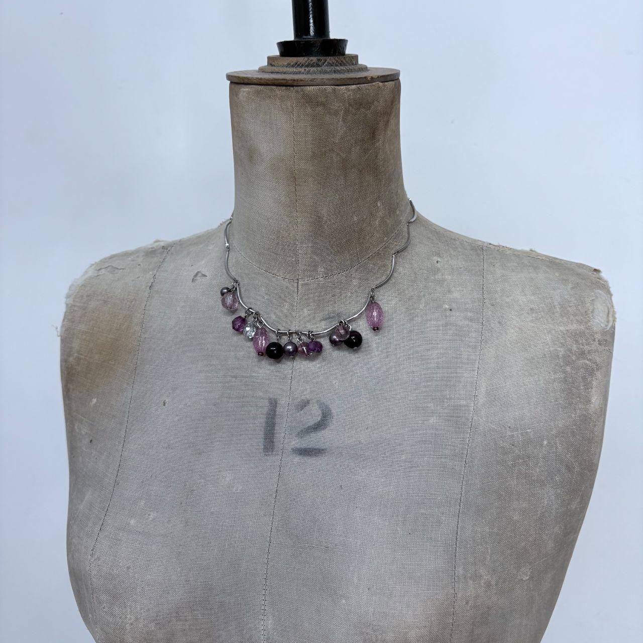 Beaded link fairy necklace