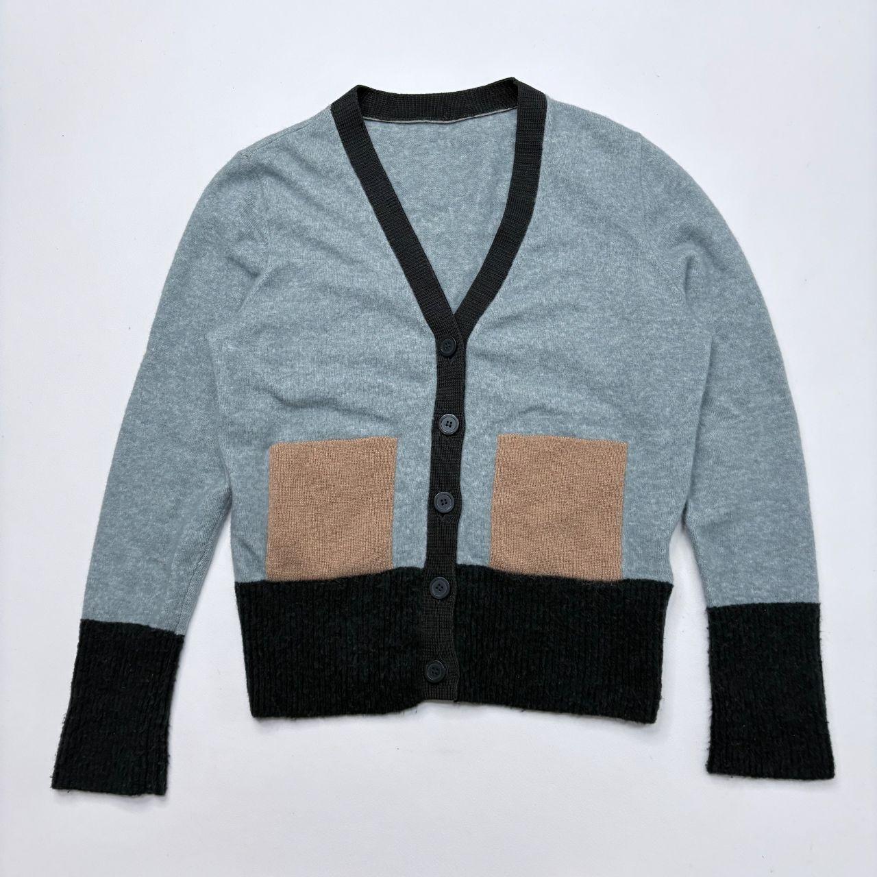 Wool knit slouchy cardigan