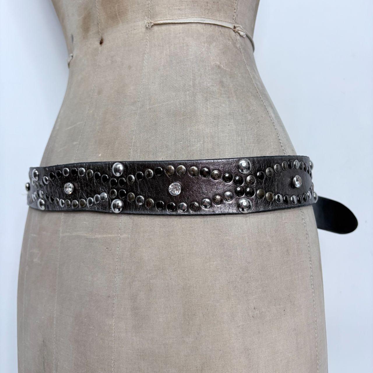 Silver studded belt