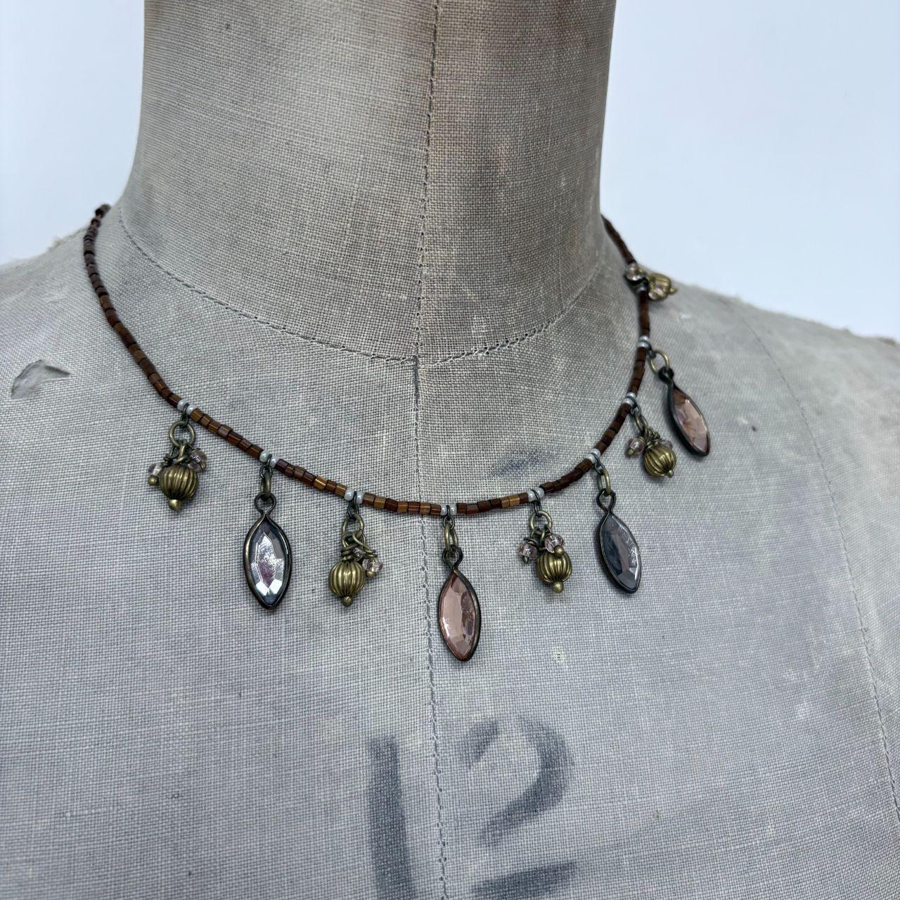 Beaded fairy necklace