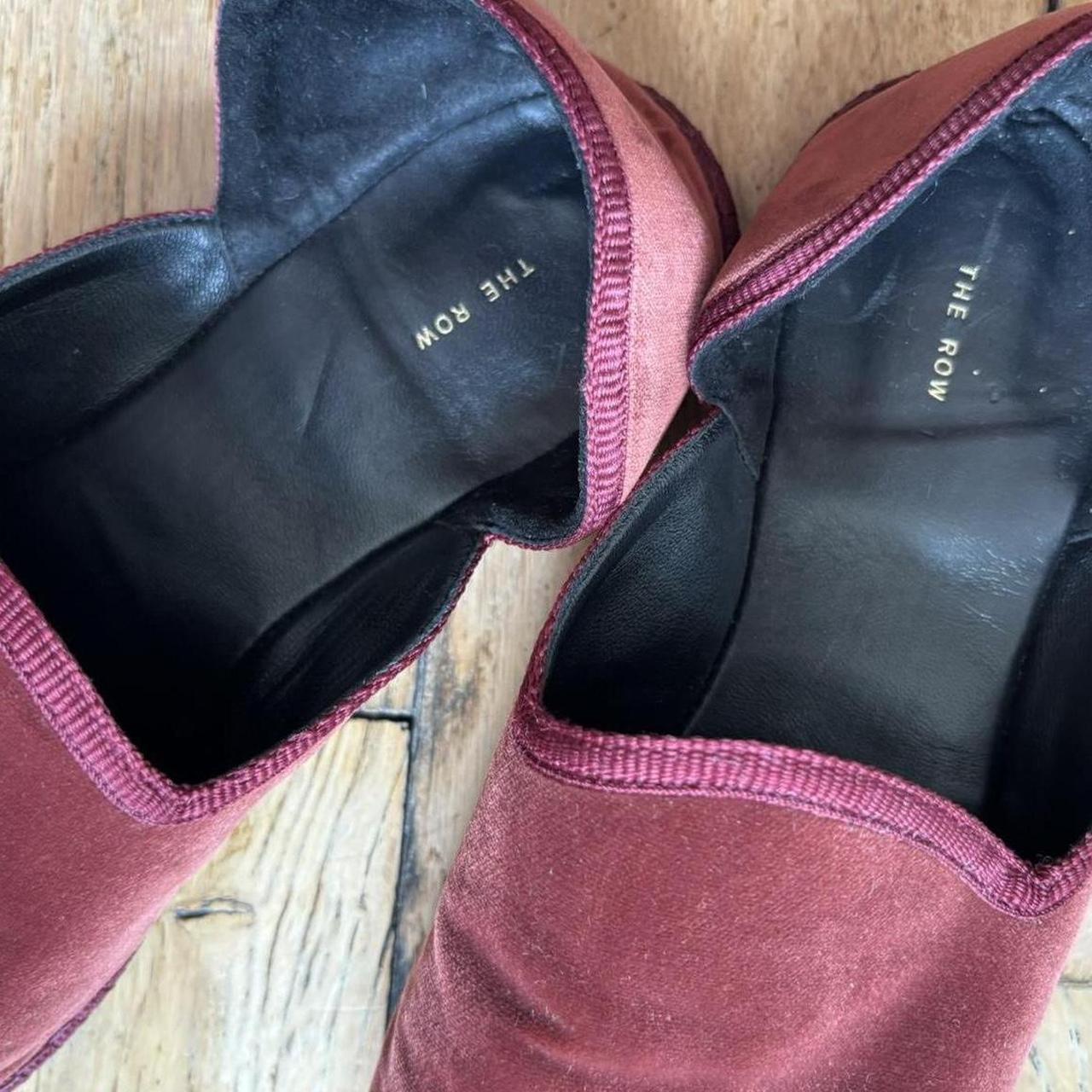 Velvet ballet flat pumps