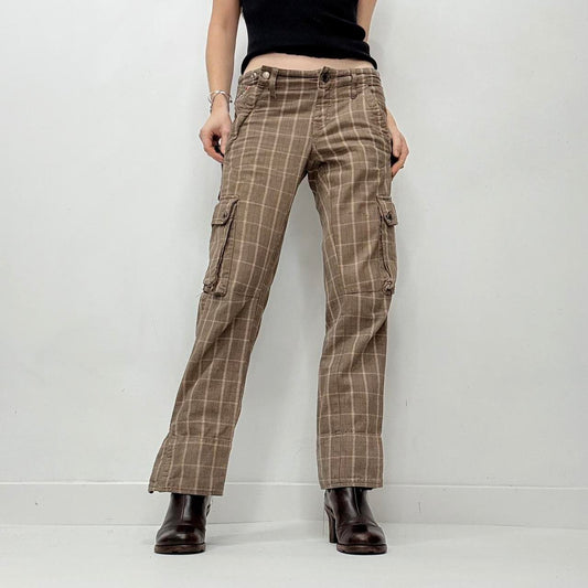 Pinstripe diesel low rise trousers