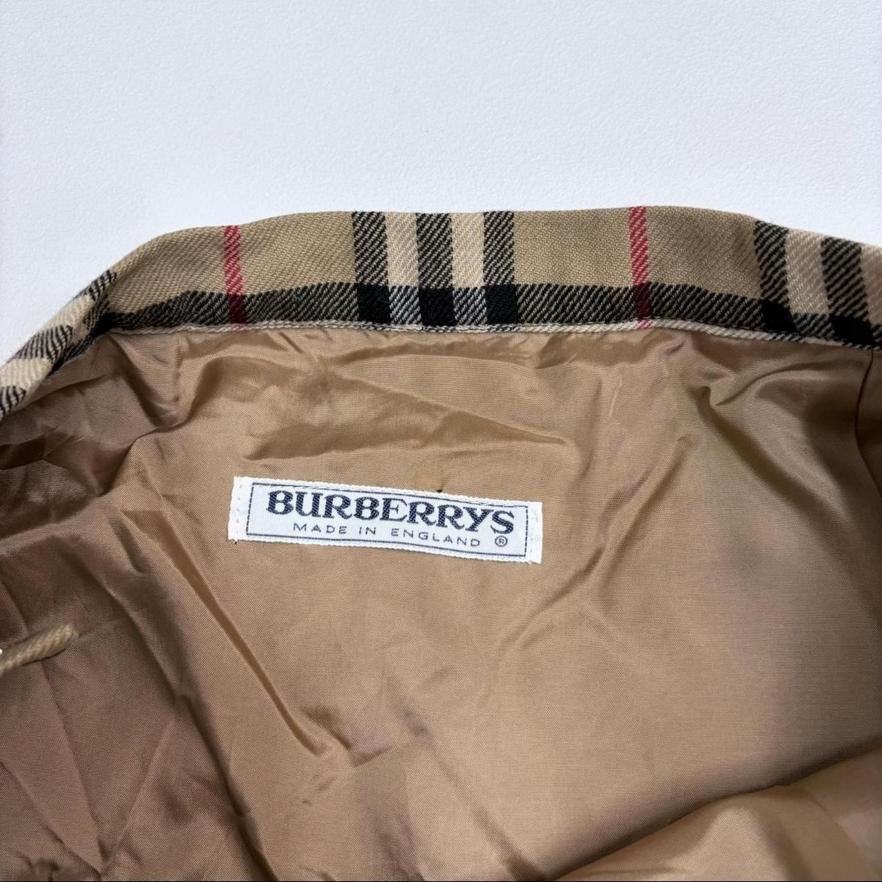 Burberry nova checked pleated skirt