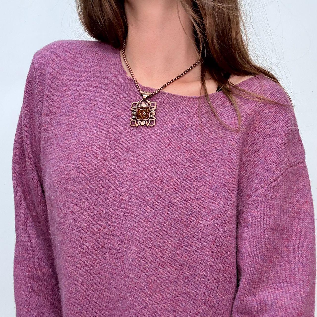 Oversized pink wool knitted Zadig &amp; Voltaire jumper