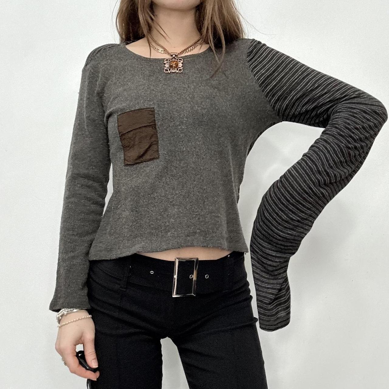 Grey wool asymmetric Custo Barcelona jumper