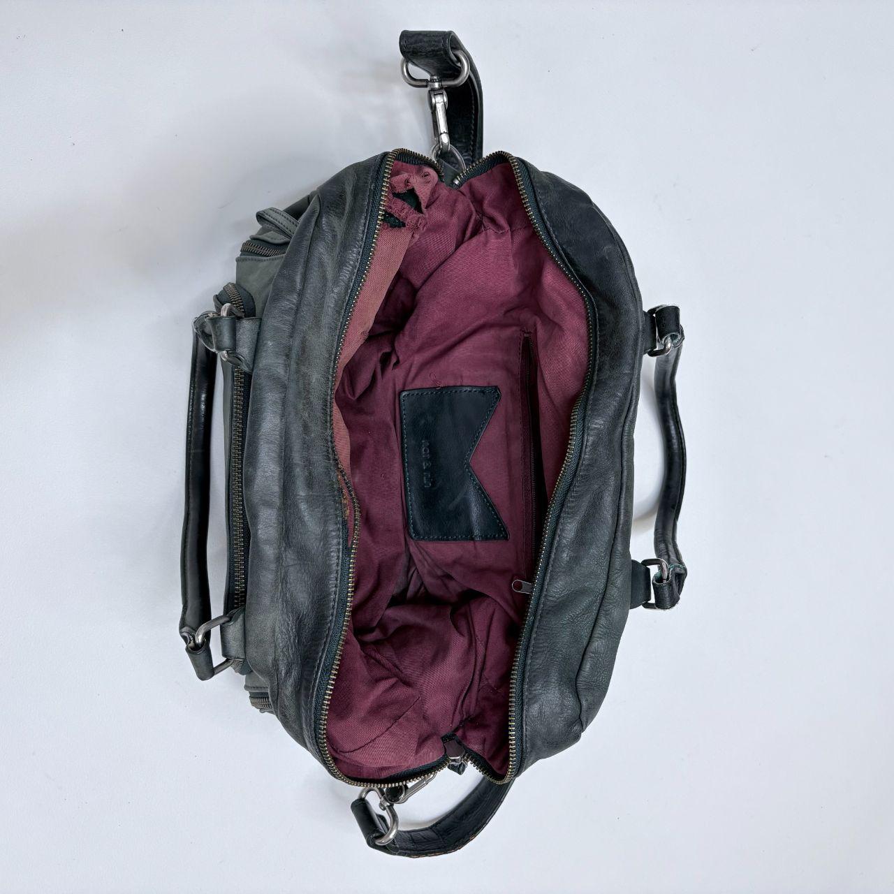 Khaki green slouchy bag