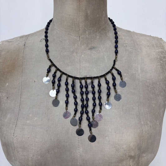 Boho layered hippie necklace