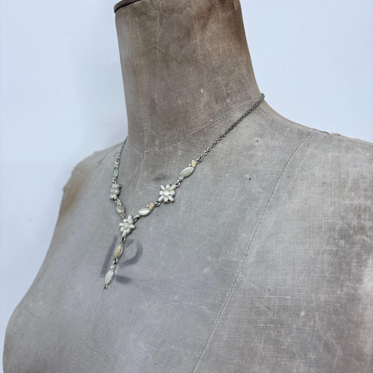 Gem fairy flower necklace