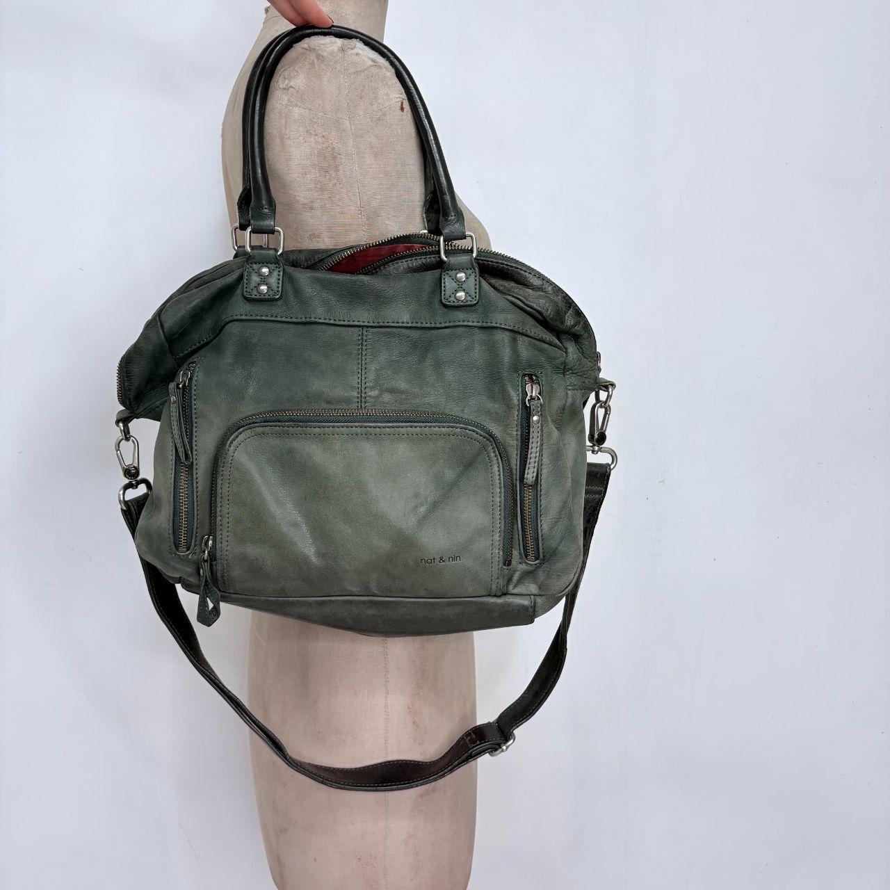 Khaki green slouchy bag