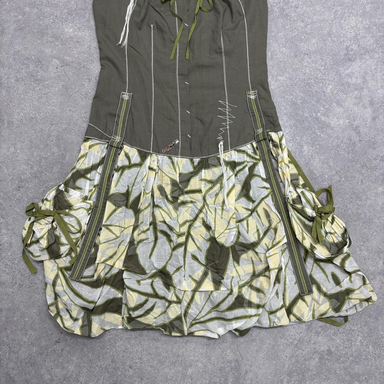 Vintage puff cargo dress