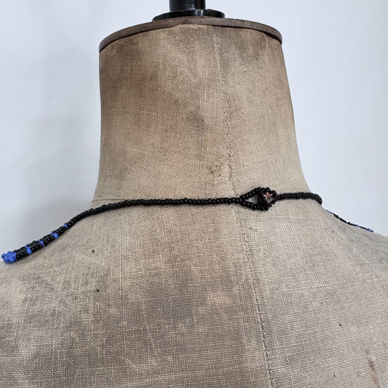Boho beaded collar necklace
