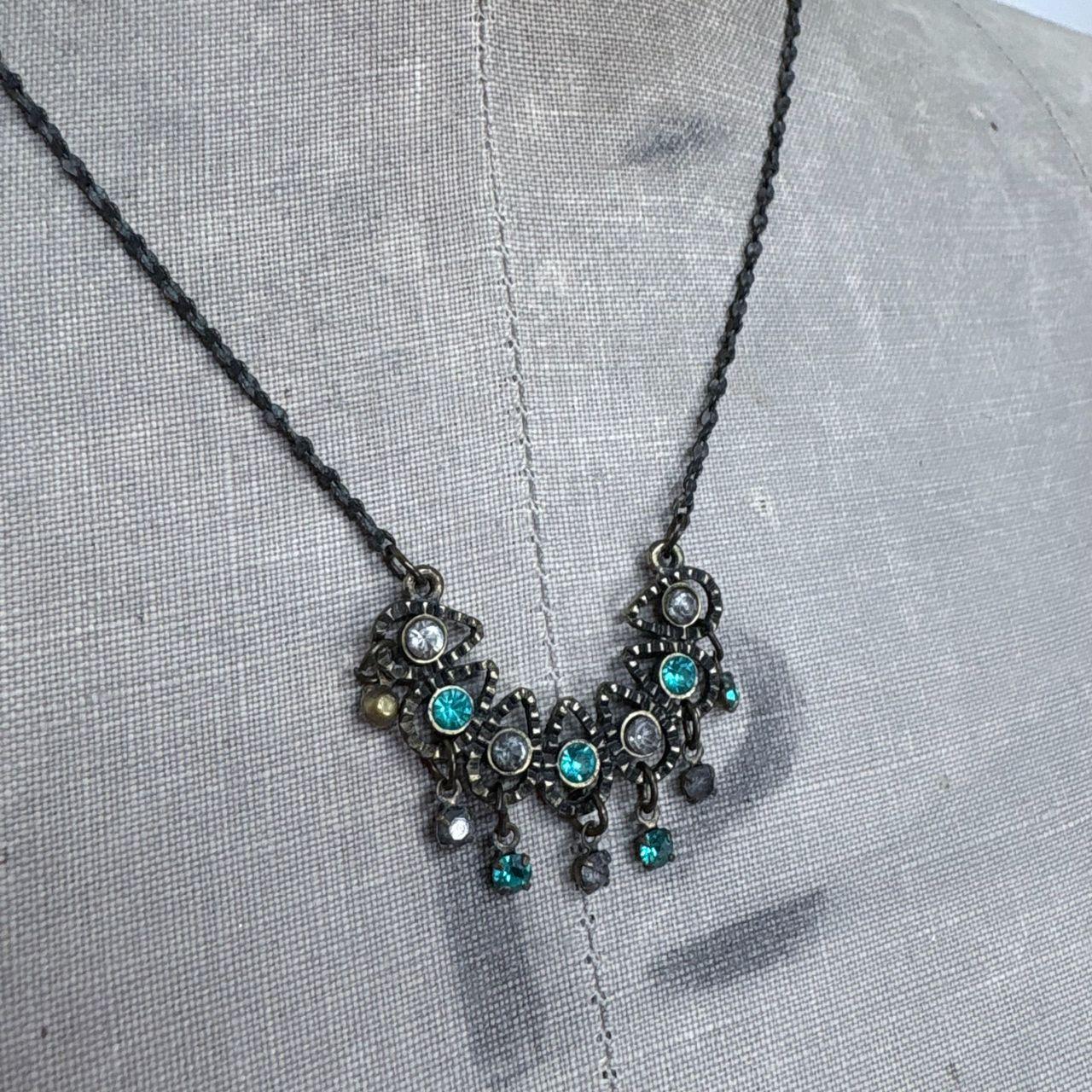 Boho fairy gem necklace