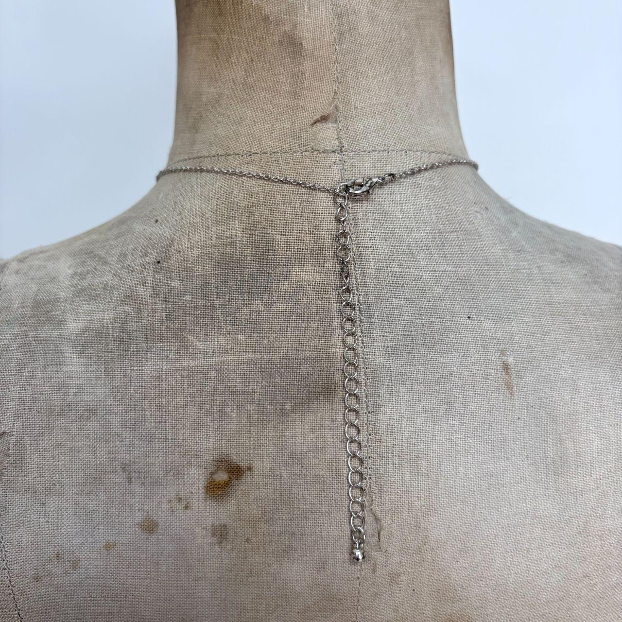 Delicate silver chain necklace