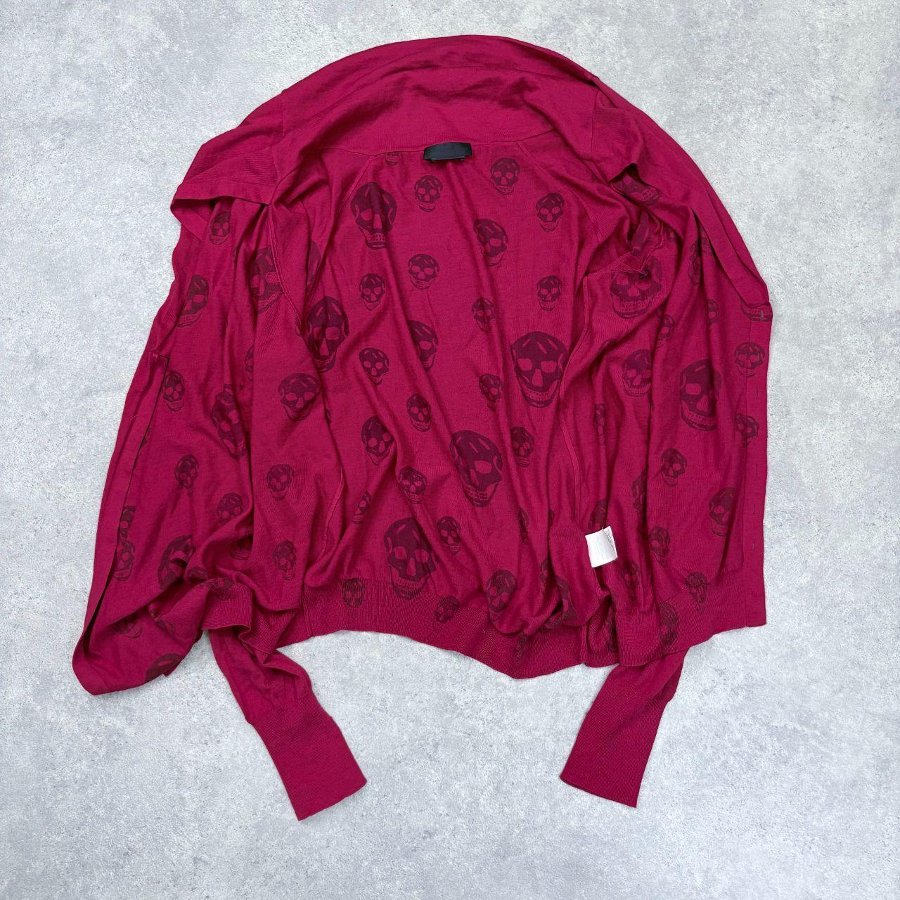 Asymmetric draped alexander mcqueen cardigan