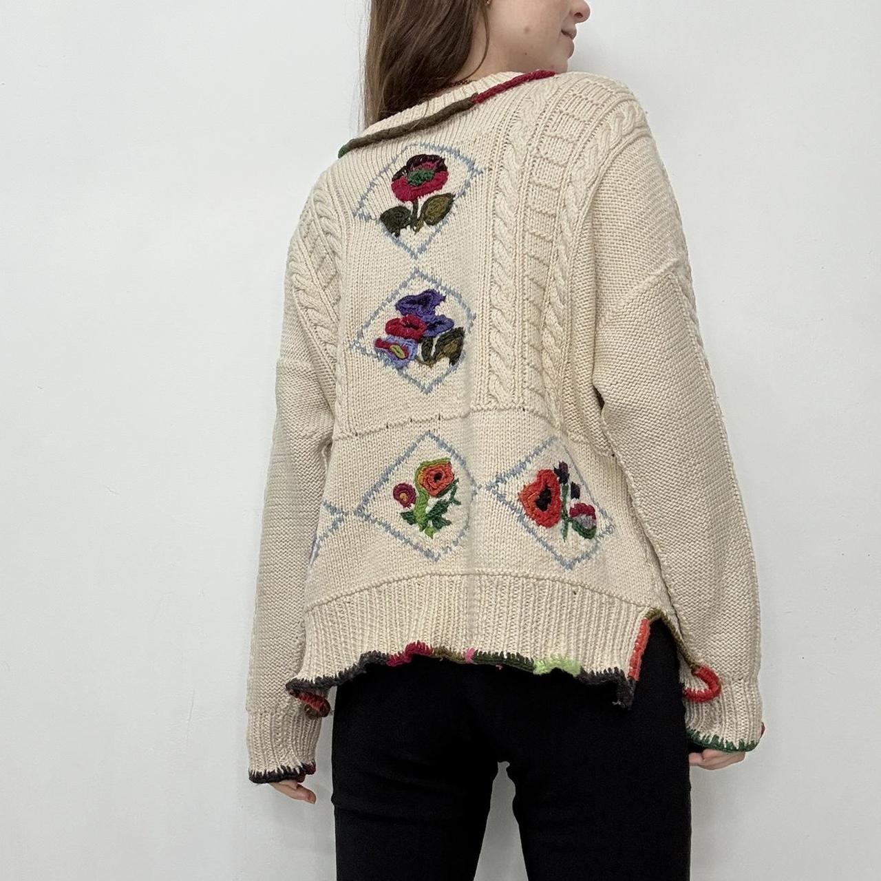 Slouchy knit norwigan arran knit
