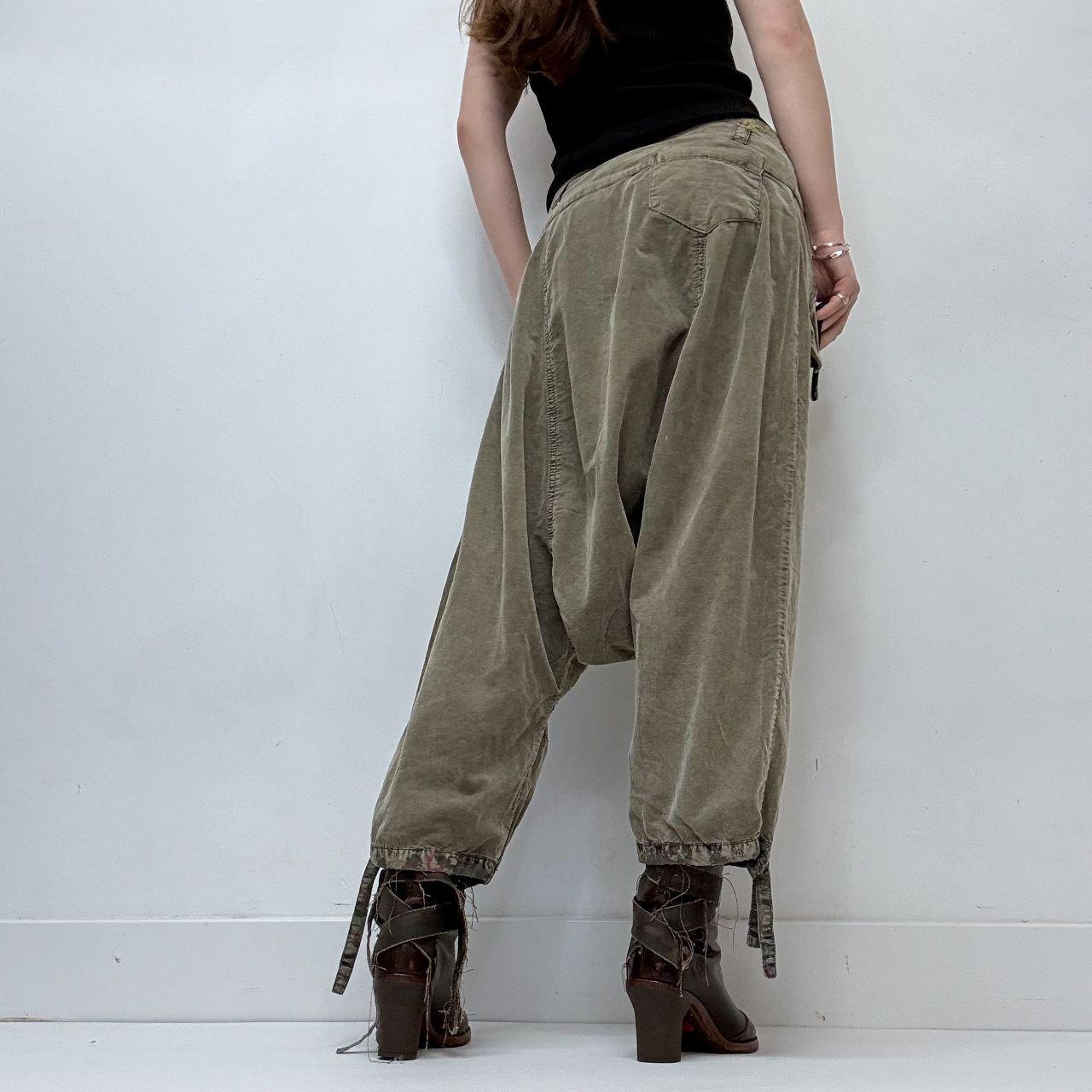 Khaki balloon grunge trousers