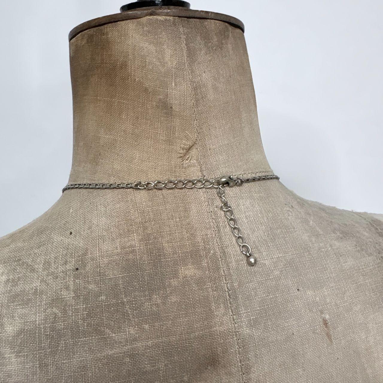 Hanging beaded boho summer necklace