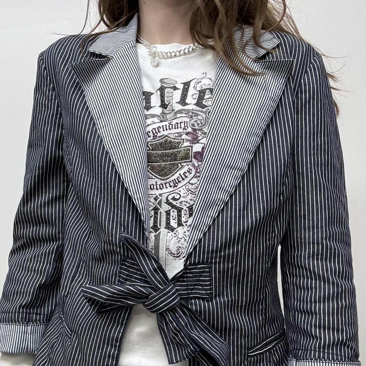 Morgan pinstripe preppy jacket