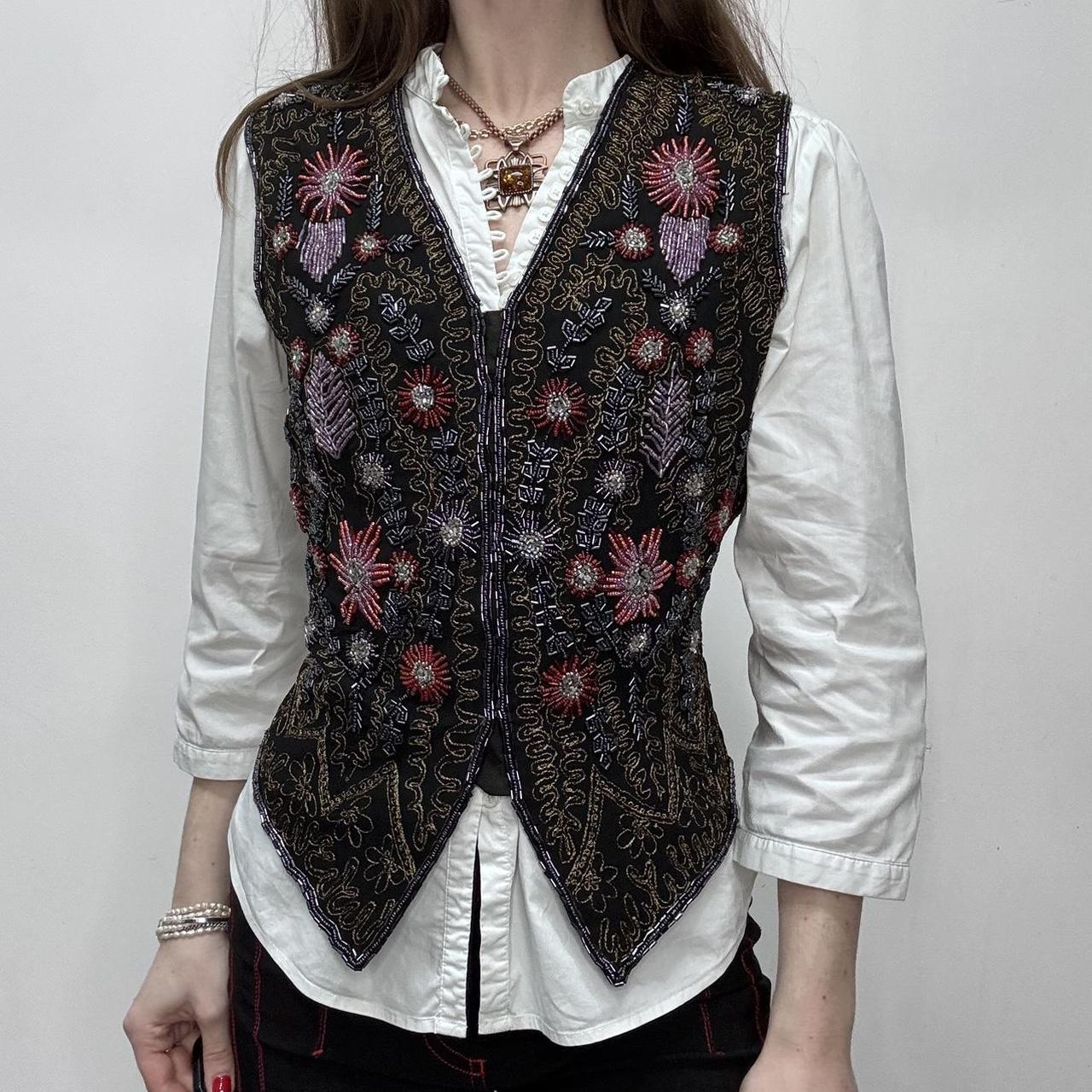 Beaded embelished wasitcoat