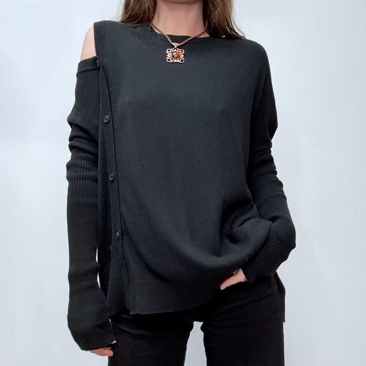 Asymmetric allsaints draped jumper