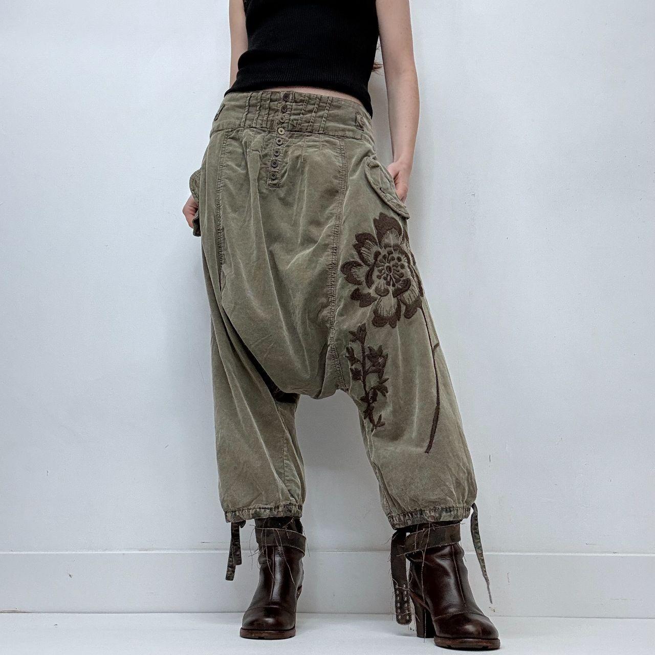 Khaki balloon grunge trousers