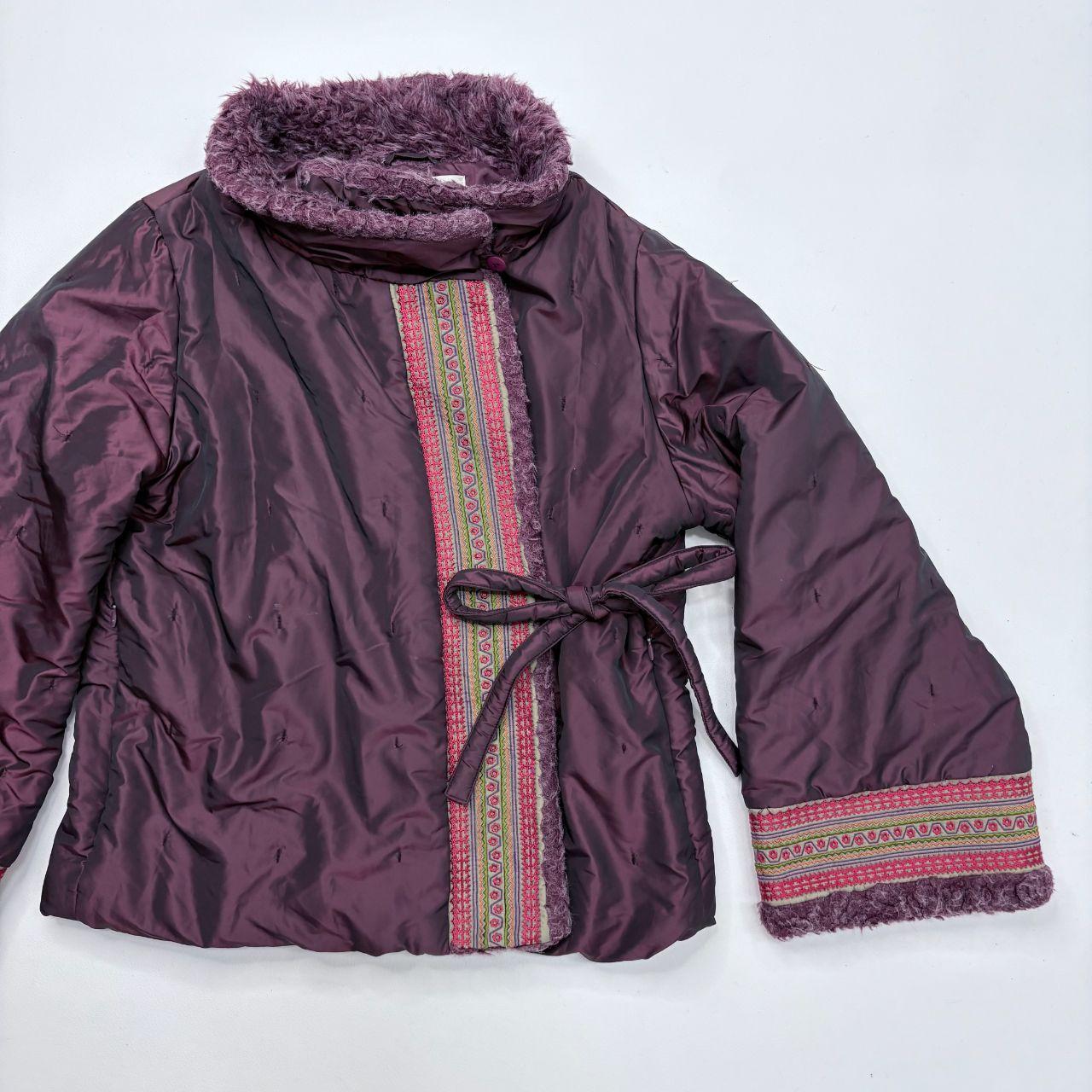 Asymmetric flared boho jacket