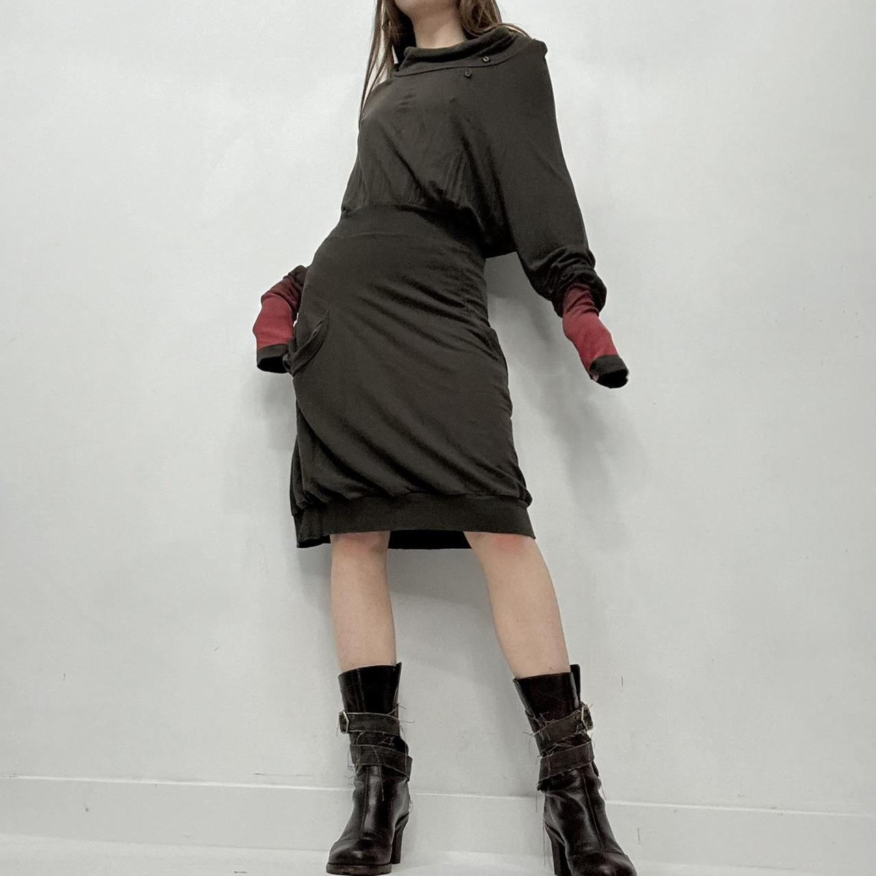 Slouchy drape Cop Copine puff dress