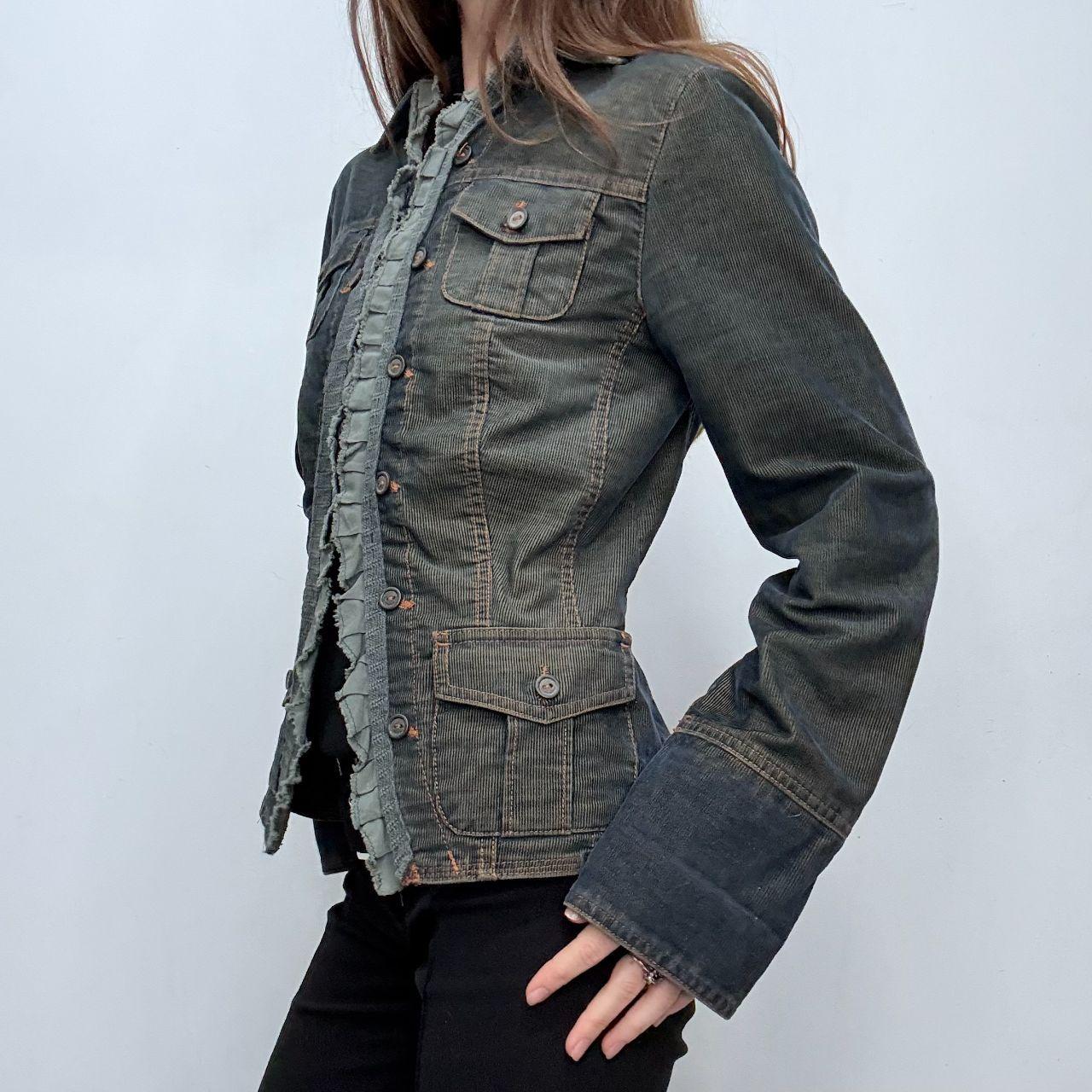 Distressed military jacket