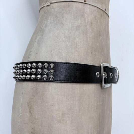 Black Studded Belt