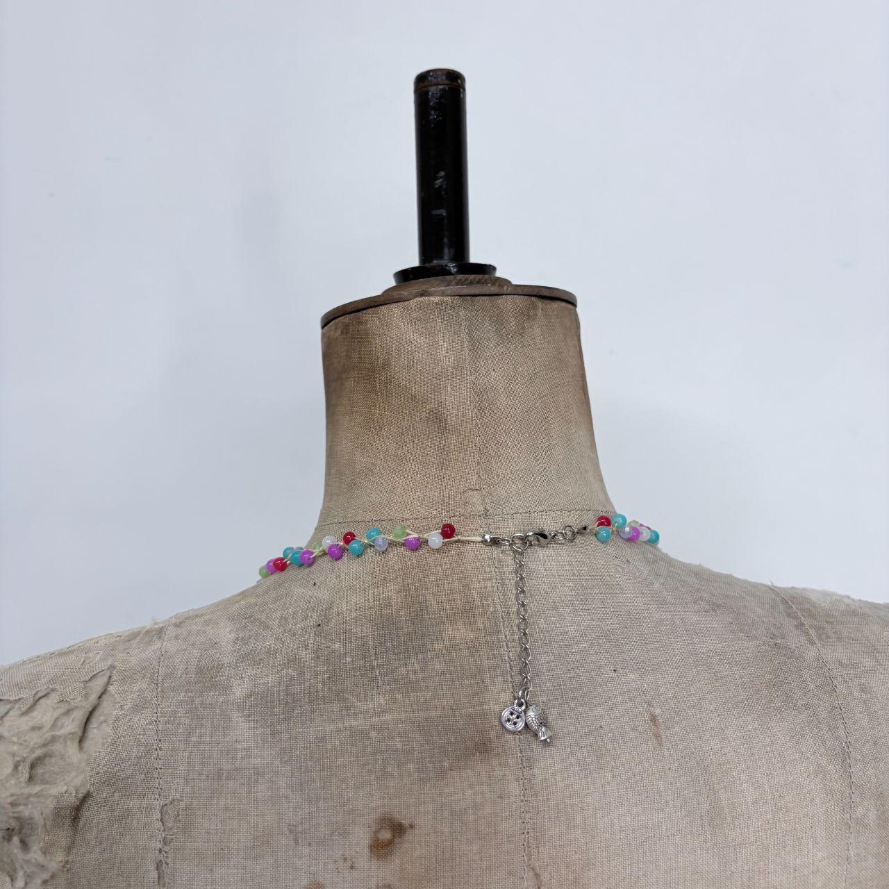 Beaded summer necklace