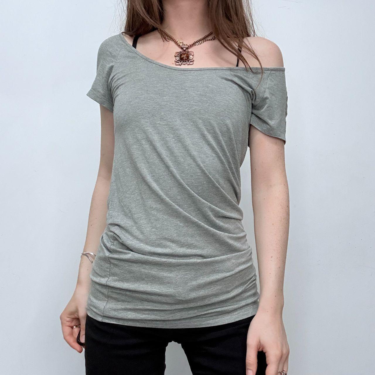 Slouchy grey cop copine t-shirt