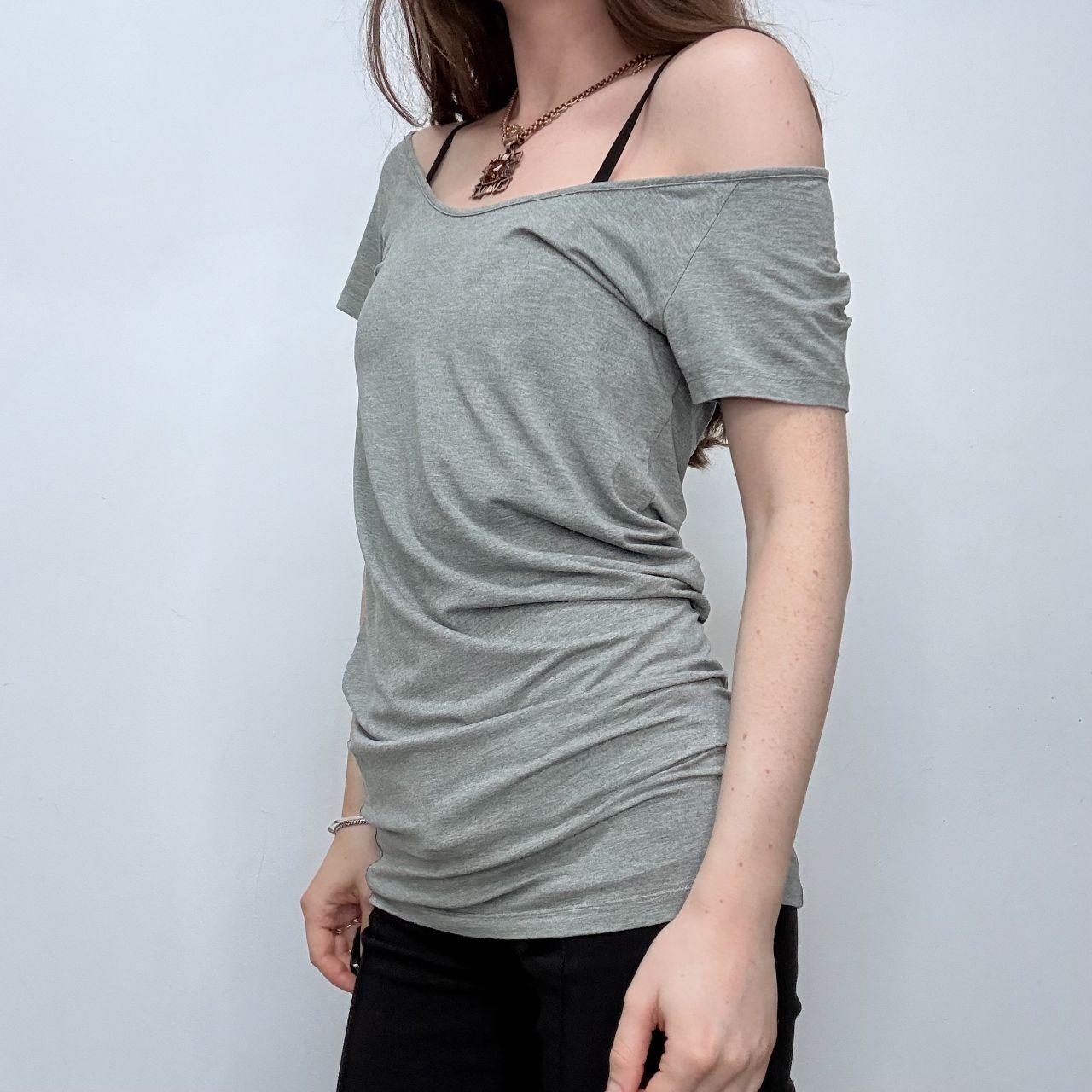 Slouchy grey cop copine t-shirt