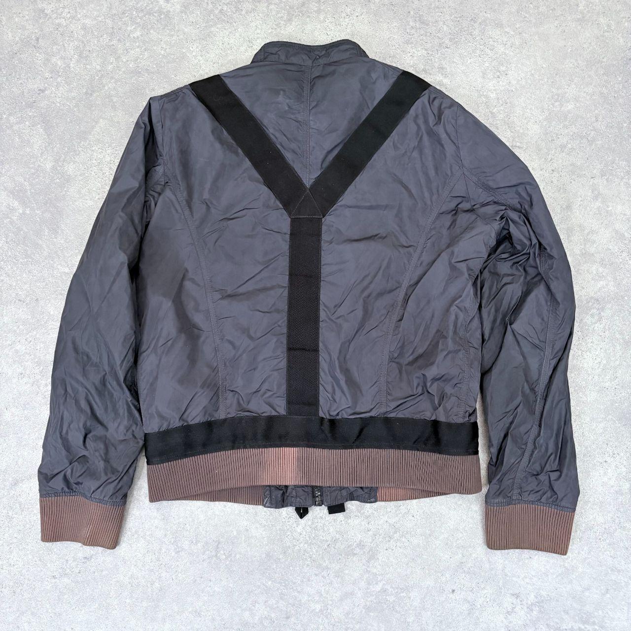 Black oversized utlity Diesel bomber jacket