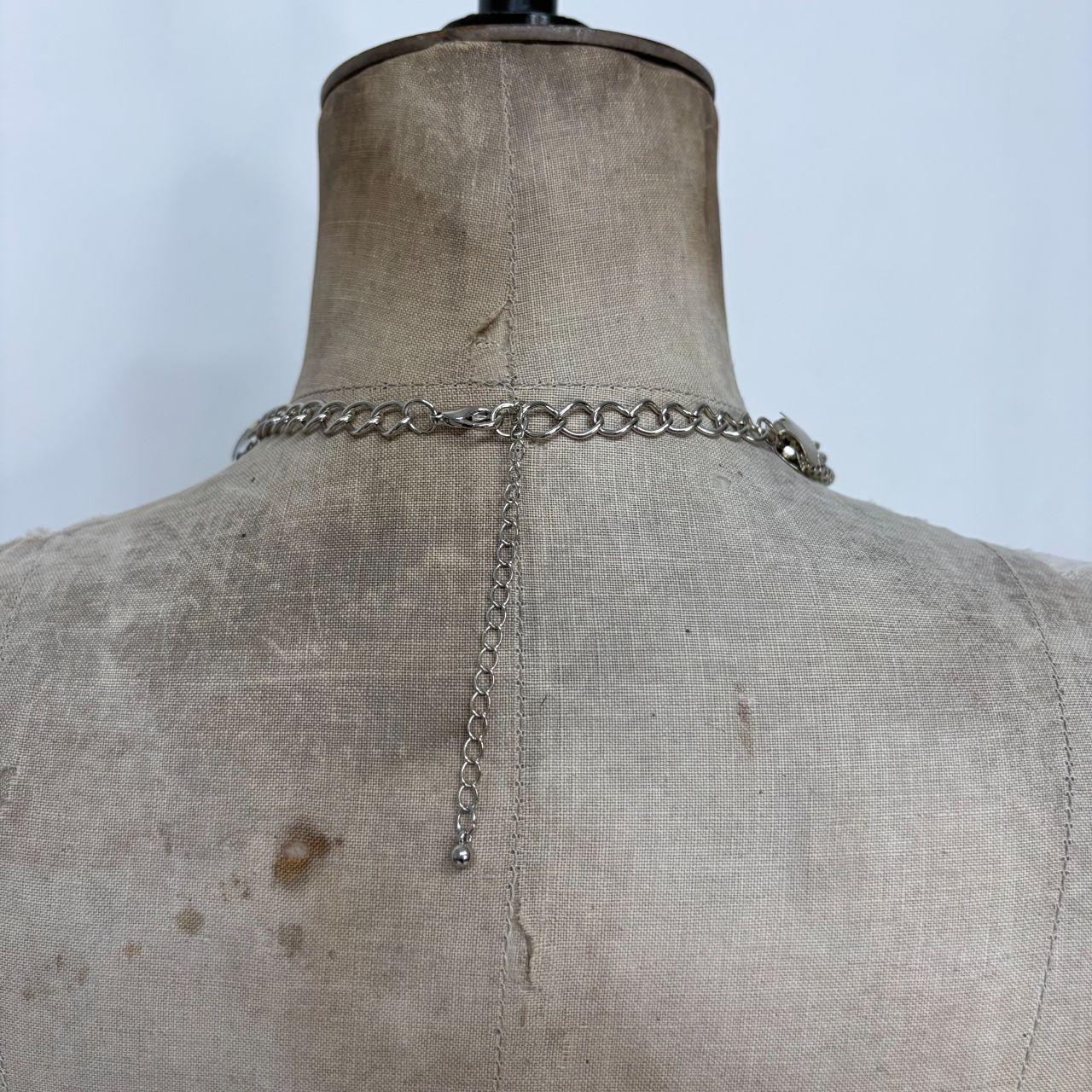 Layered twist chain chain necklace
