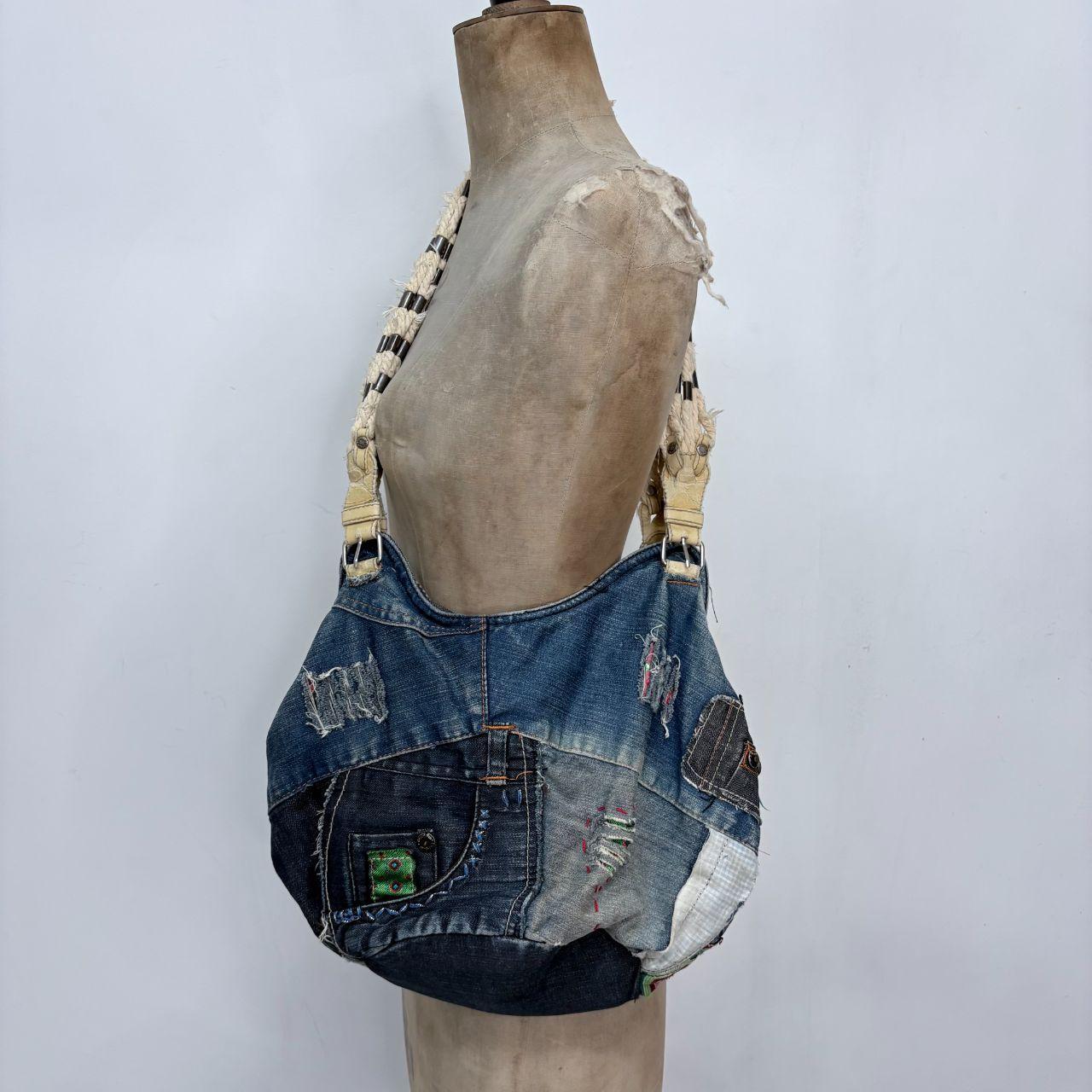 Grunge patchwork bag