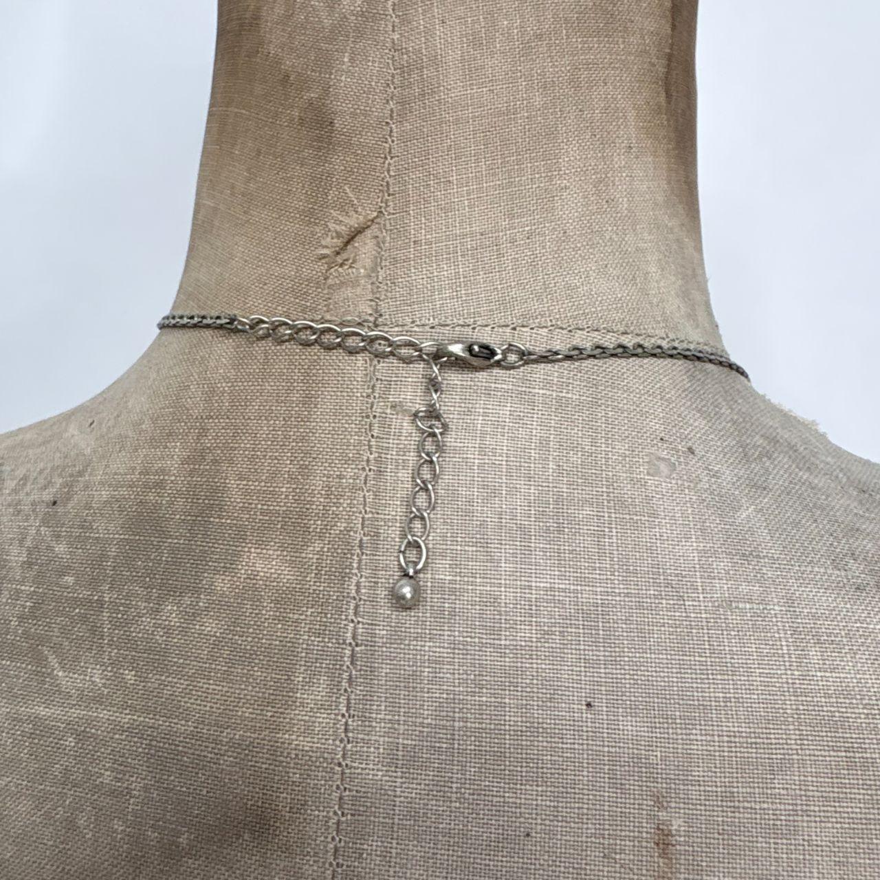 Hanging beaded boho summer necklace