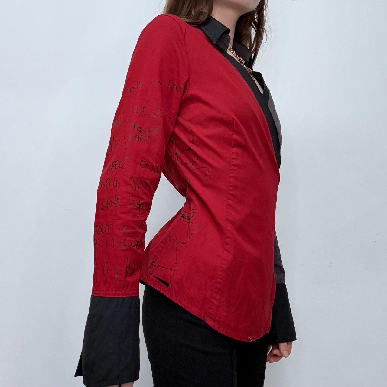 Graphic wrap Cop Copine shirt
