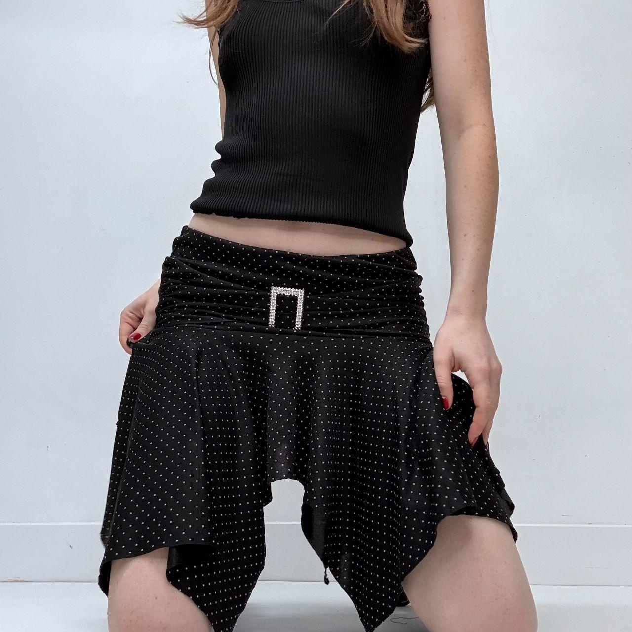 Polka dot flutter mermaid skirt