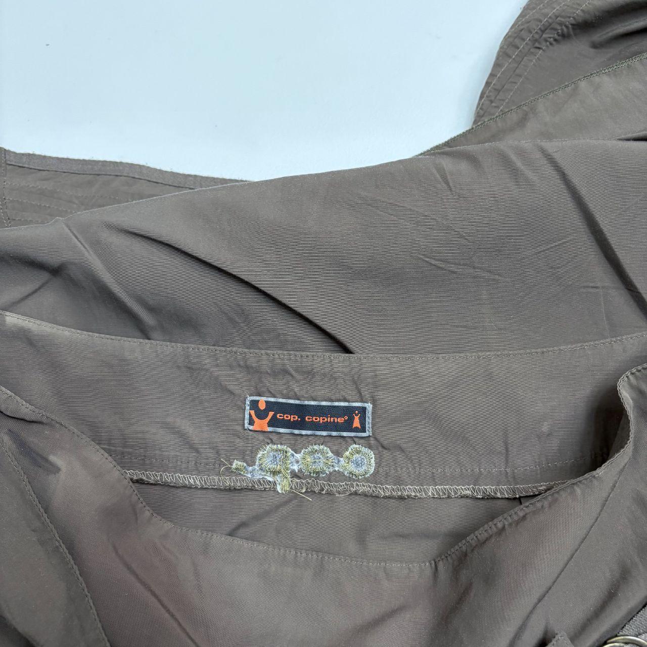 Brown Cop Copine utility maxi skirt