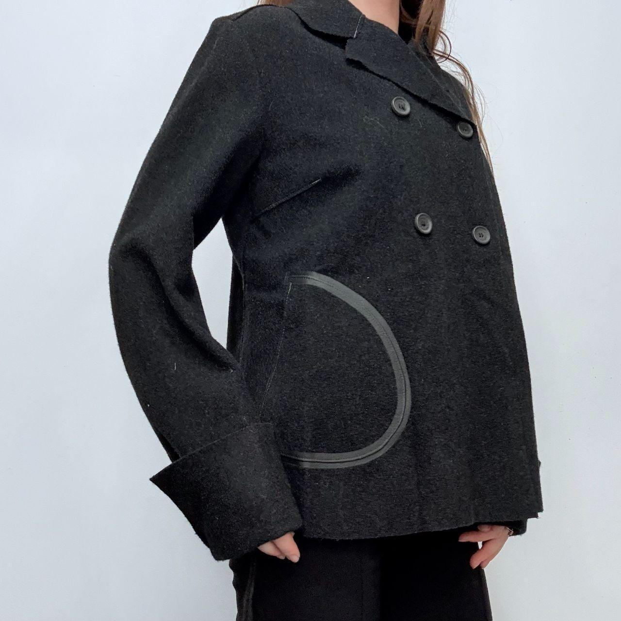 Grey wool cop copine pea coat