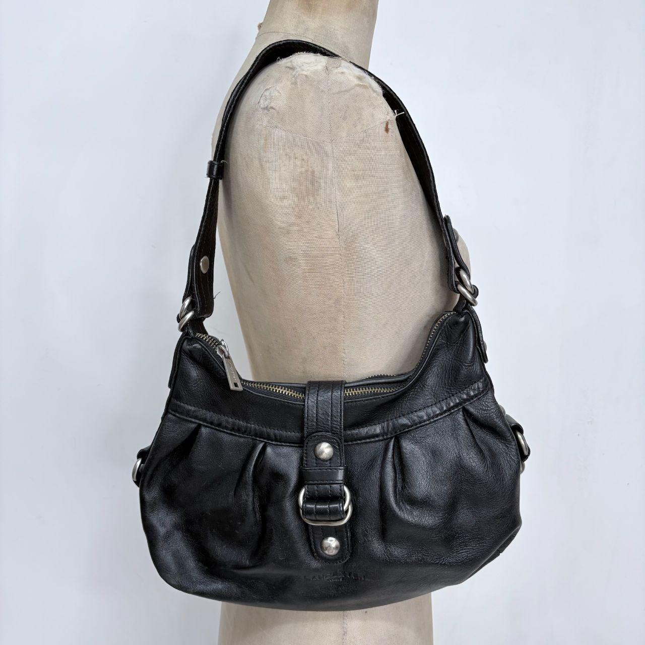 Black slouchy shoulder bag