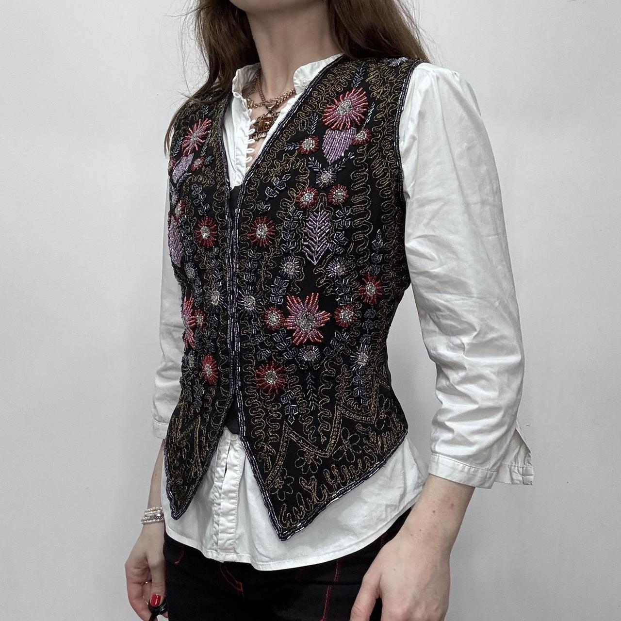 Beaded embelished wasitcoat