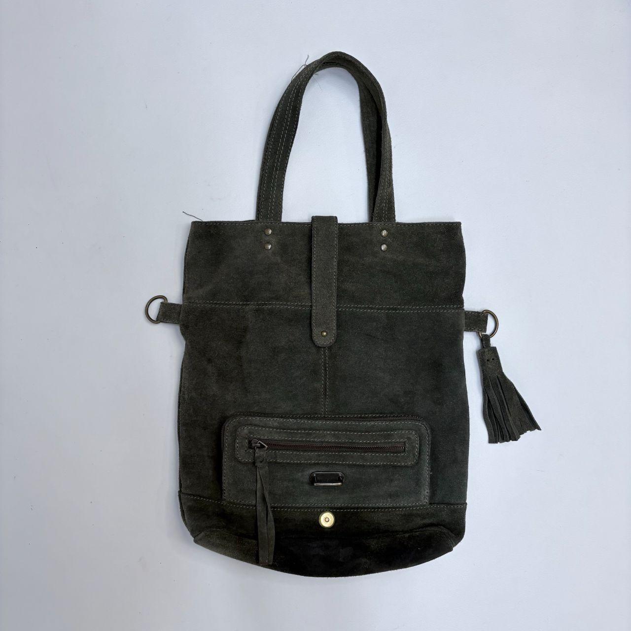 Khkai green suede western bag