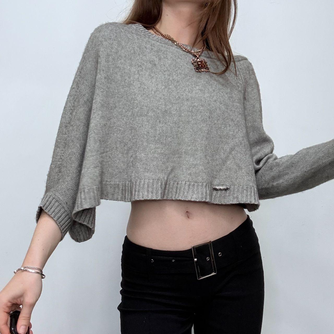 Grey wool asymmetric Cop Copine jumper